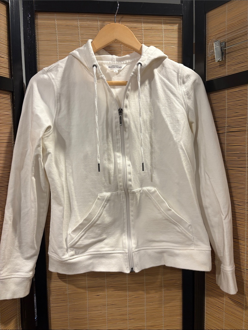 Northern Reflections Cream Full-Zip Hoodie